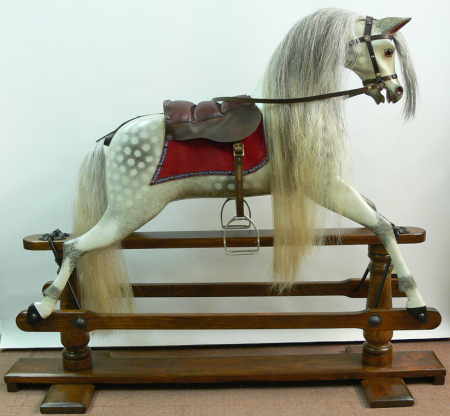 Brassington and Cooke Rocking Horse restored by Classic Rocking Horses