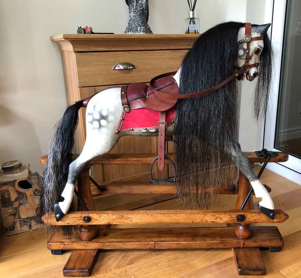 Small Ayres Rocking Horse restored for a customer in County Durham