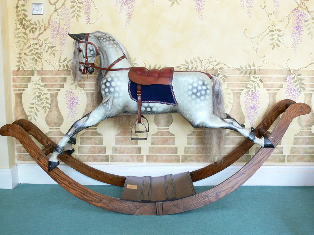 Lines Extra Carved Bow Rocker Restored